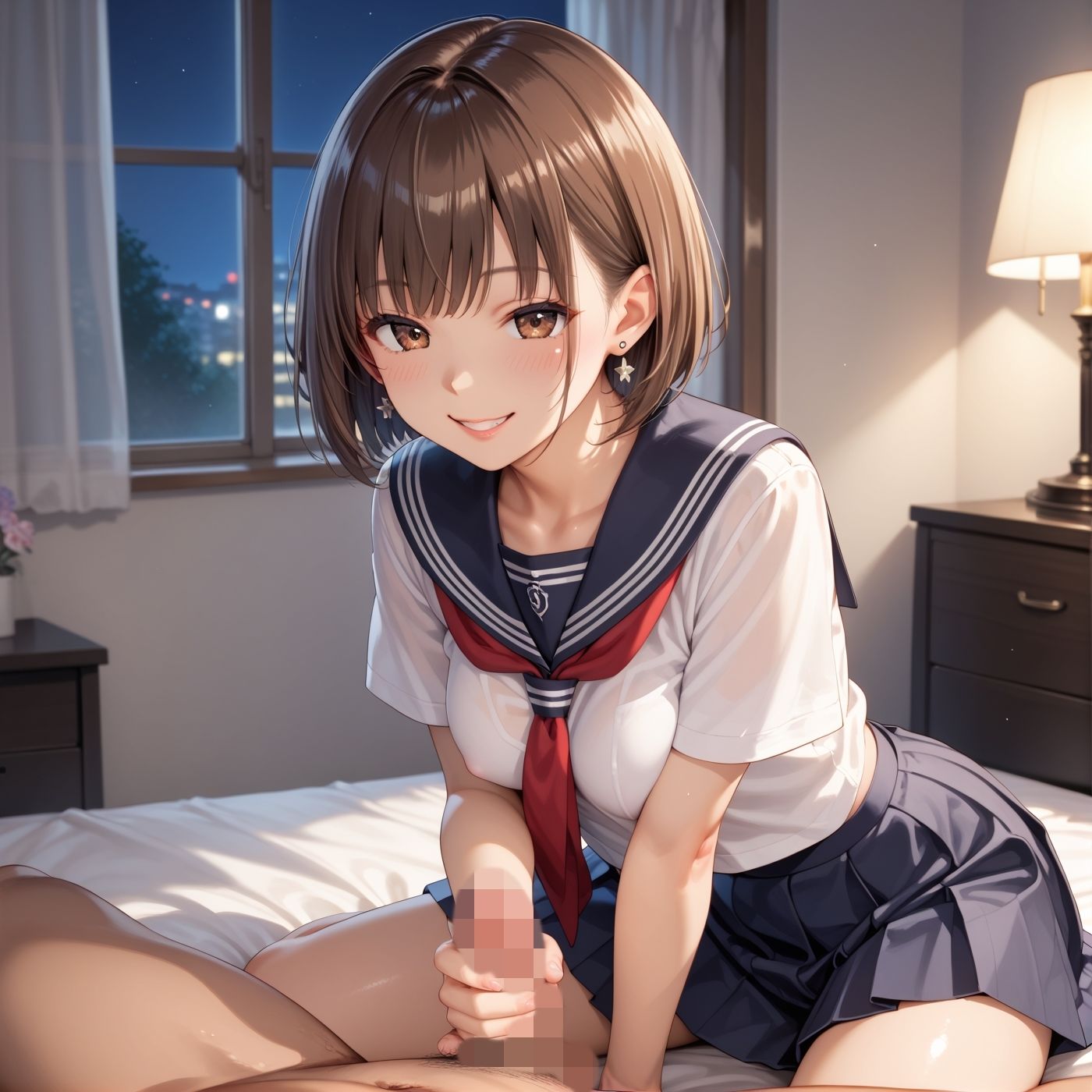 サンプル画像4:パパ活女子校生に種付け？ 4【おじさんとの豪華CG250枚収録】(アオとハル) [d_525479]