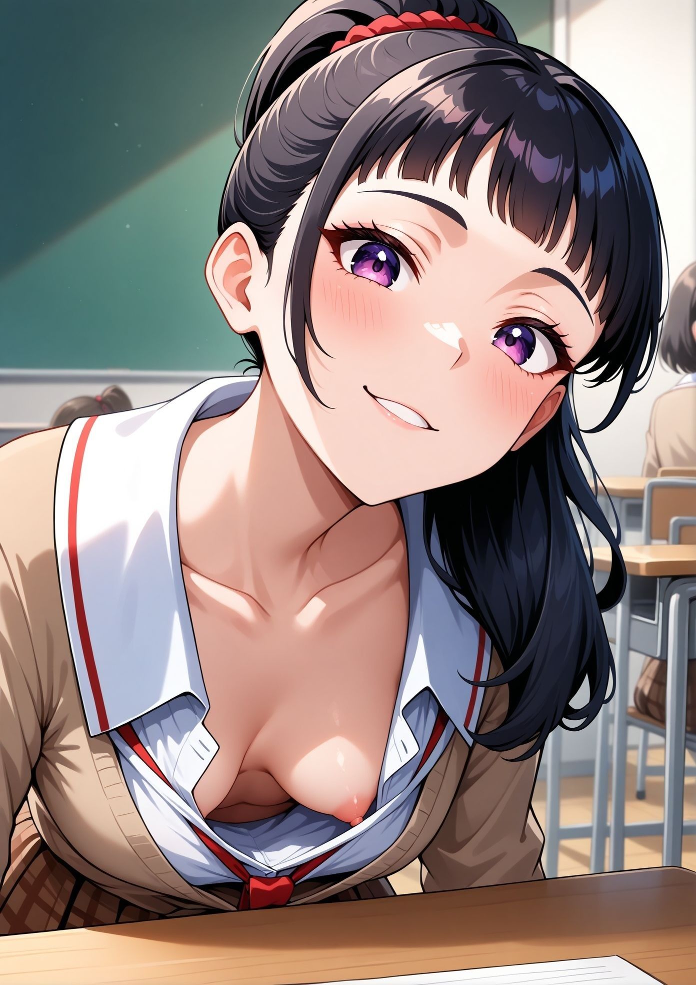 サンプル画像5:【高画質】エロカメラマンの秘蔵コレクション〜巨乳女子校生〜 おっぱいに目が離せない？(JKクリエイター) [d_525539]