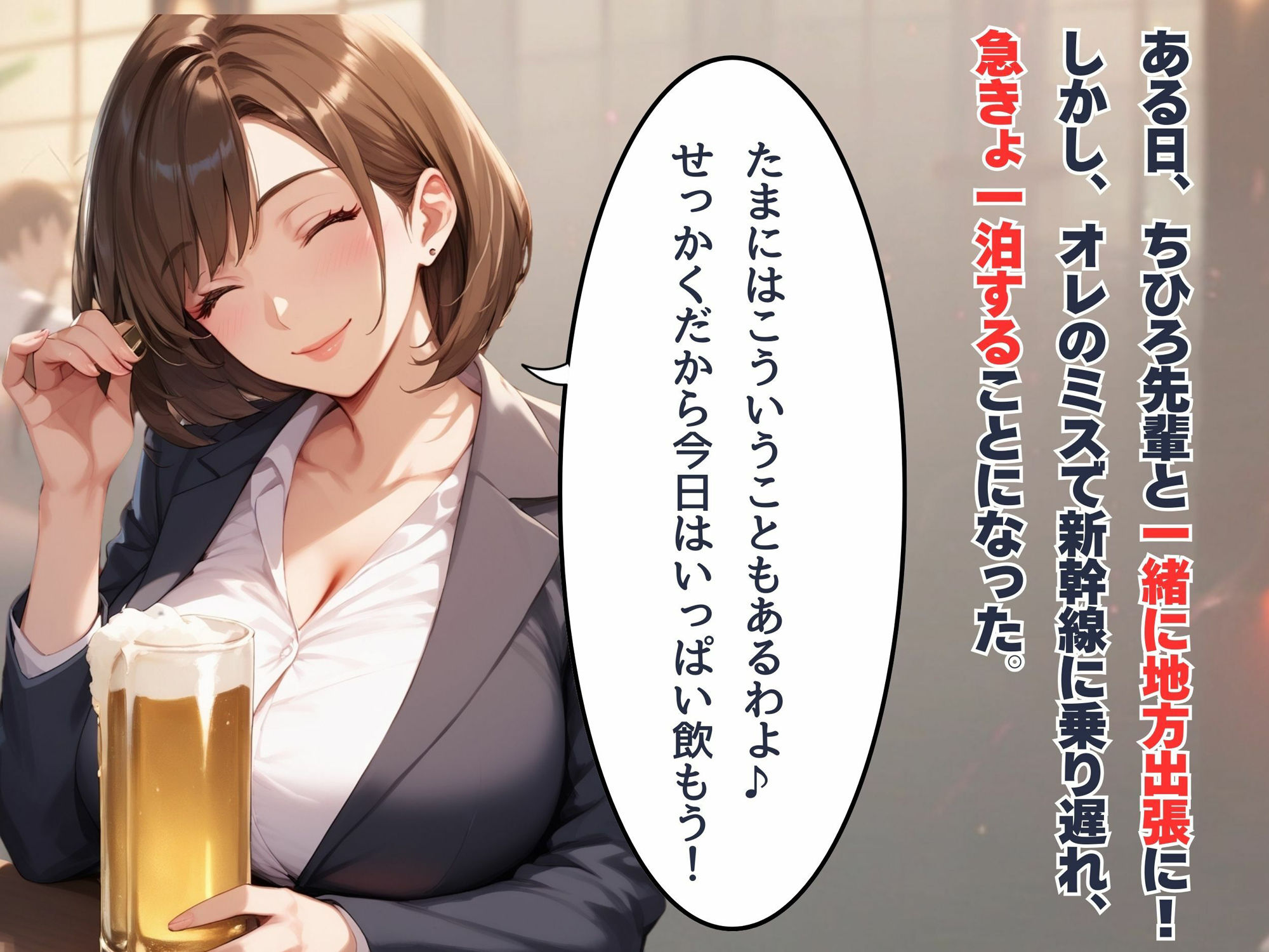 サンプル画像2:出張先でオレの肉棒の虜になって後日おかわり中出しセックス！人妻女上司を寝取りSEX(みるくさんど) [d_525606]