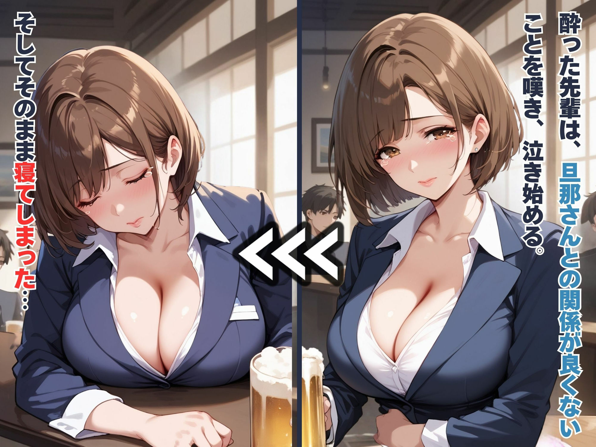 サンプル画像3:出張先でオレの肉棒の虜になって後日おかわり中出しセックス！人妻女上司を寝取りSEX(みるくさんど) [d_525606]