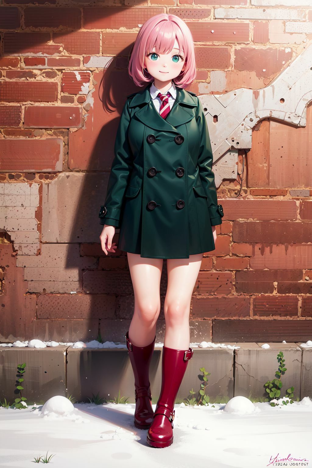 サンプル画像5:冬の制服女子校生（1）  スカートの中、見せてもらってイイですか？(ふぁい) [d_525628]