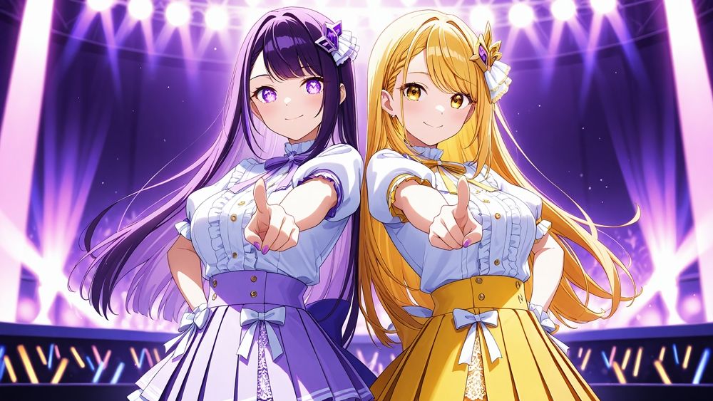 サンプル画像2:陽気と優雅な新人アイドル2人が学園で懇願交尾【FANZA専売】【4K】(御一堂) [d_525656]