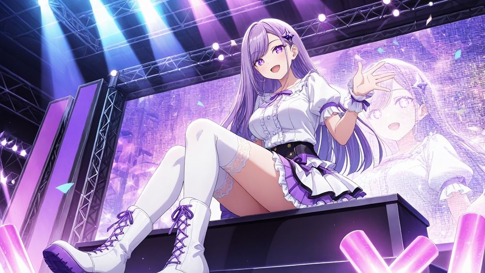 サンプル画像4:陽気と優雅な新人アイドル2人が学園で懇願交尾【FANZA専売】【4K】(御一堂) [d_525656]