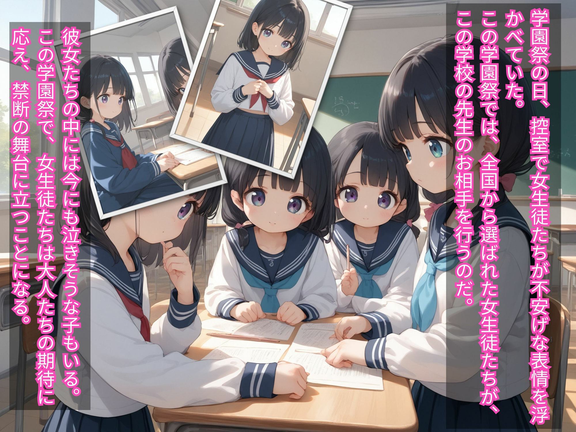 サンプル画像1:禁断の学園祭:先生と生徒の秘密の時間(パンプキンちゃん) [d_525699]