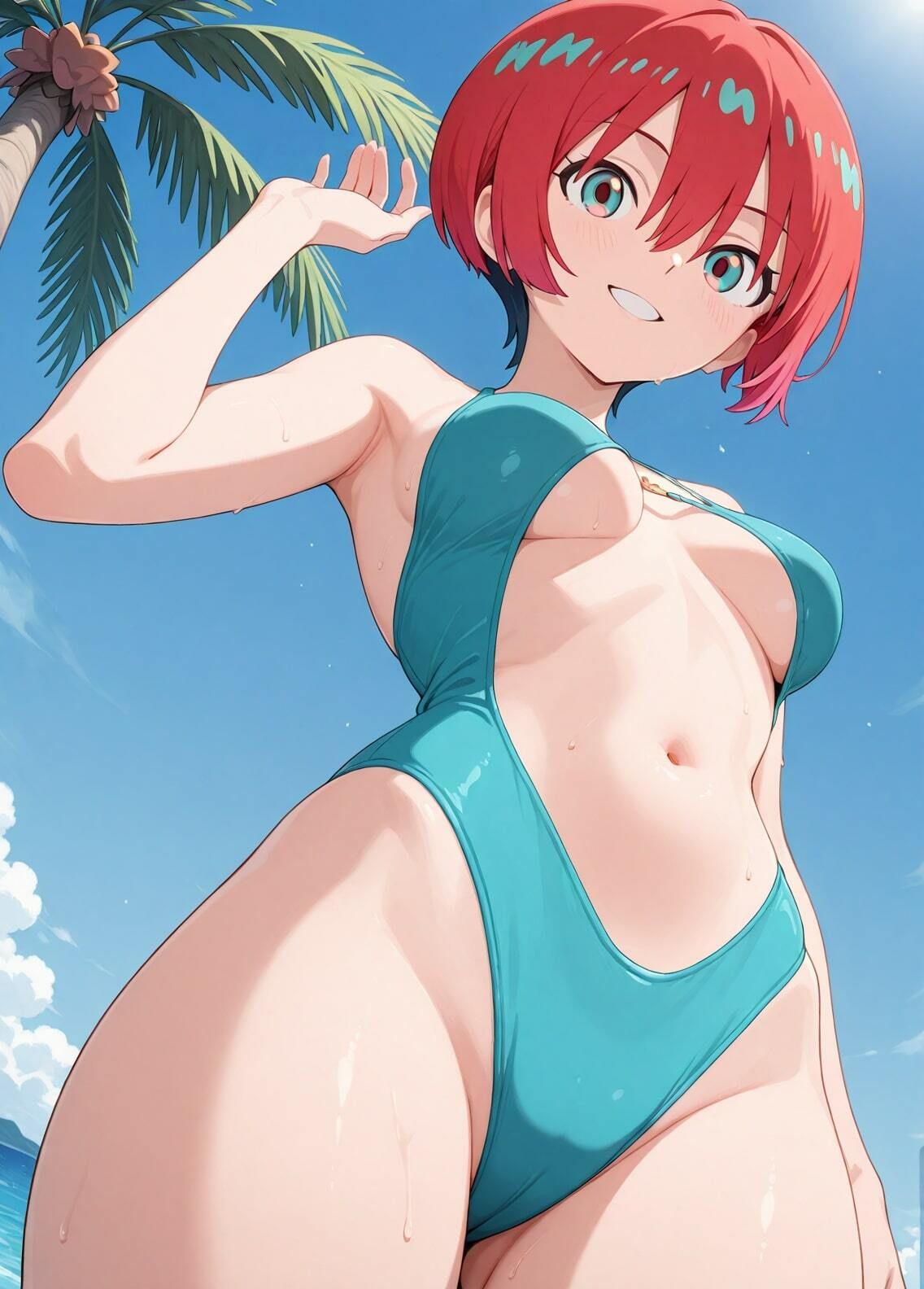 サンプル画像1:「機動戦士Gundam GQuuuuuuX」アマテ・ユズリハ セクシー写真集2（全500枚）(人の海) [d_525750]