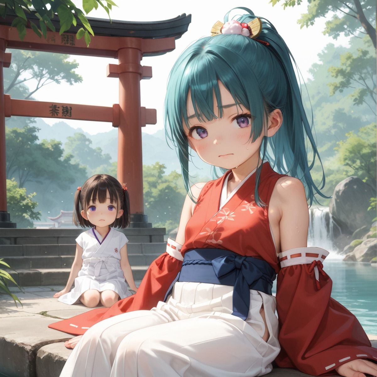 サンプル画像2:〜皇紀二六八五年〜聖域でロリ巫女さんと合体第十一集(貧乳っ子倶楽部) [d_525756]