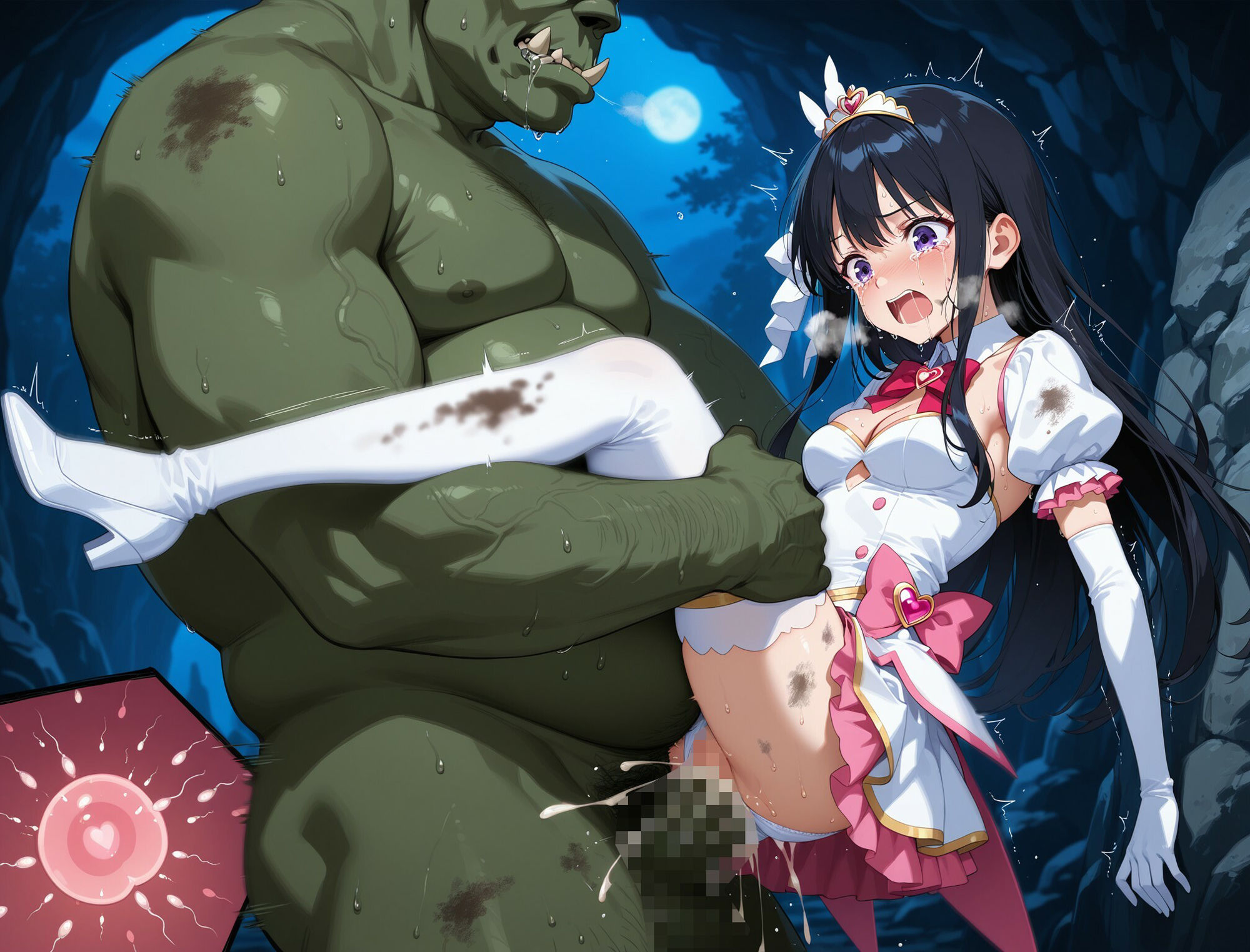 サンプル画像2:敗北魔法少女忌避受胎_01(Council of Magical girl) [d_525807]