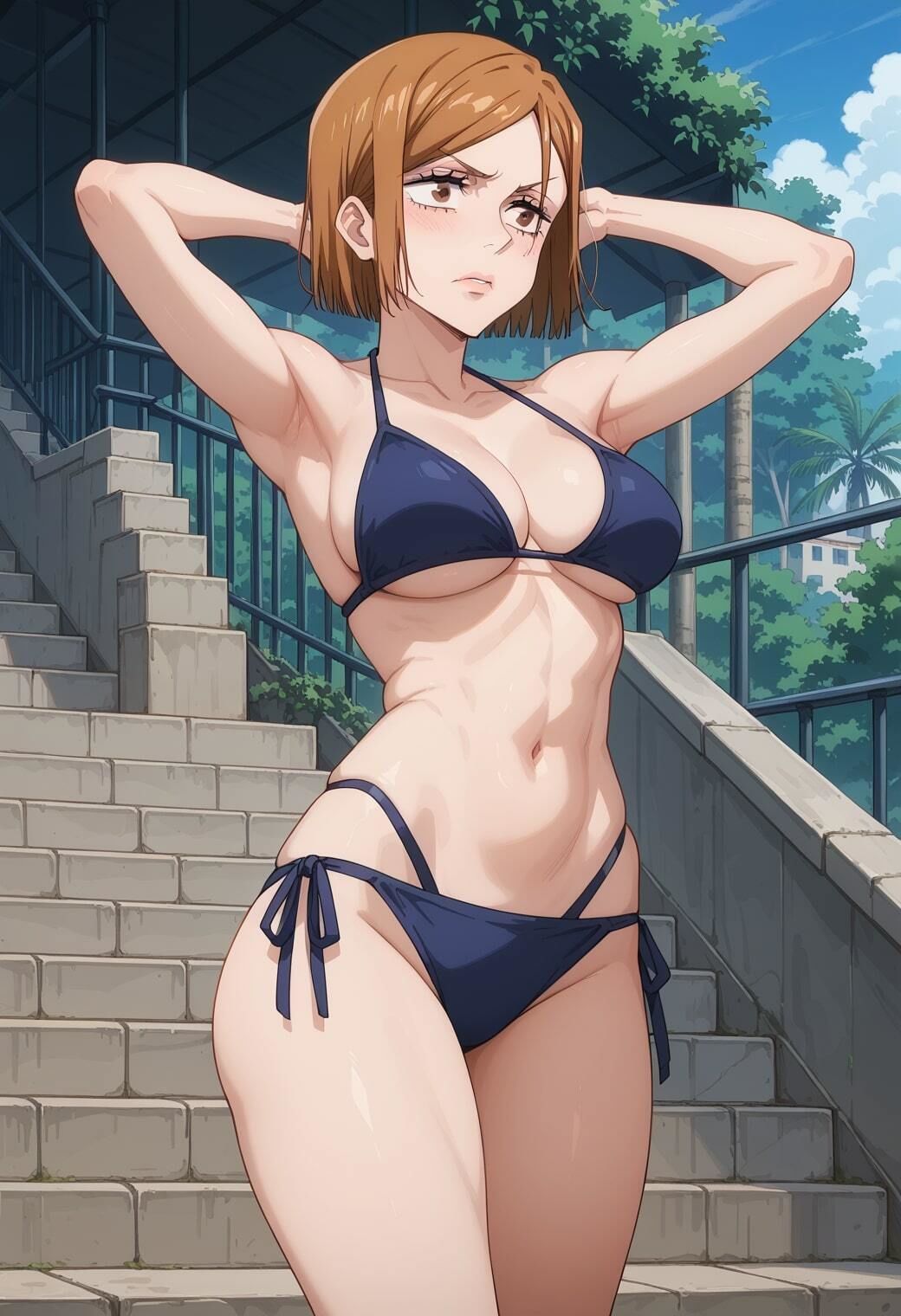 サンプル画像2:呪術○戦イラストエロ画像_呪術○戦に登場する学ラン美人な野薔薇ちゃんのエッチな画像集(エロココ！) [d_525838]