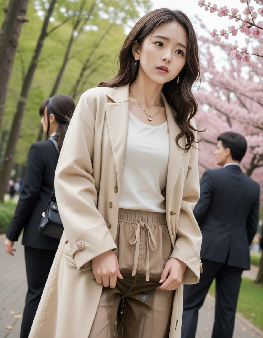 サンプル画像4:花見会場おもらし2025(P-AI planning) [d_525993]