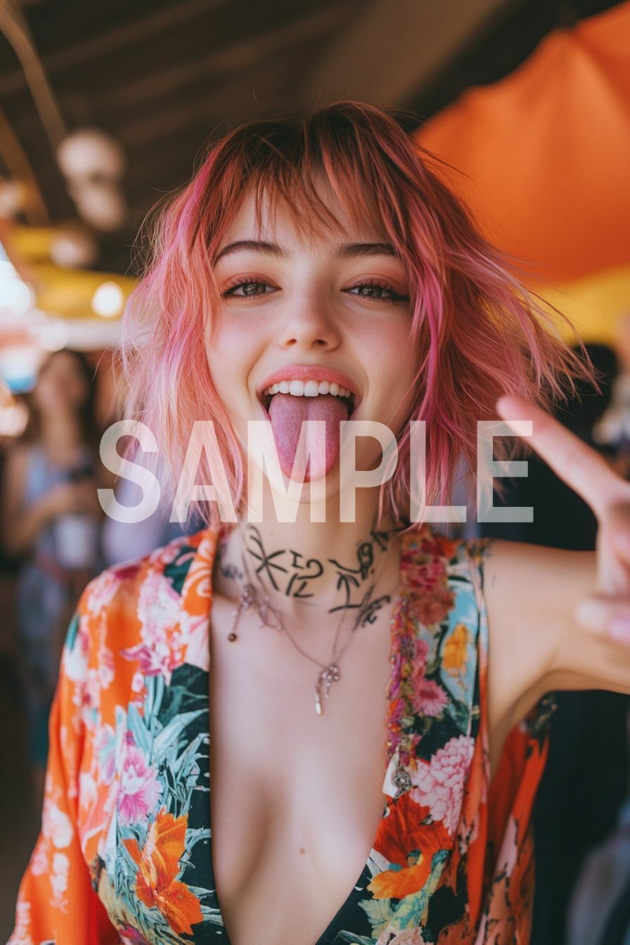 サンプル画像6:AI美女図鑑 着物編(リアル愛だろAi) [d_526018]