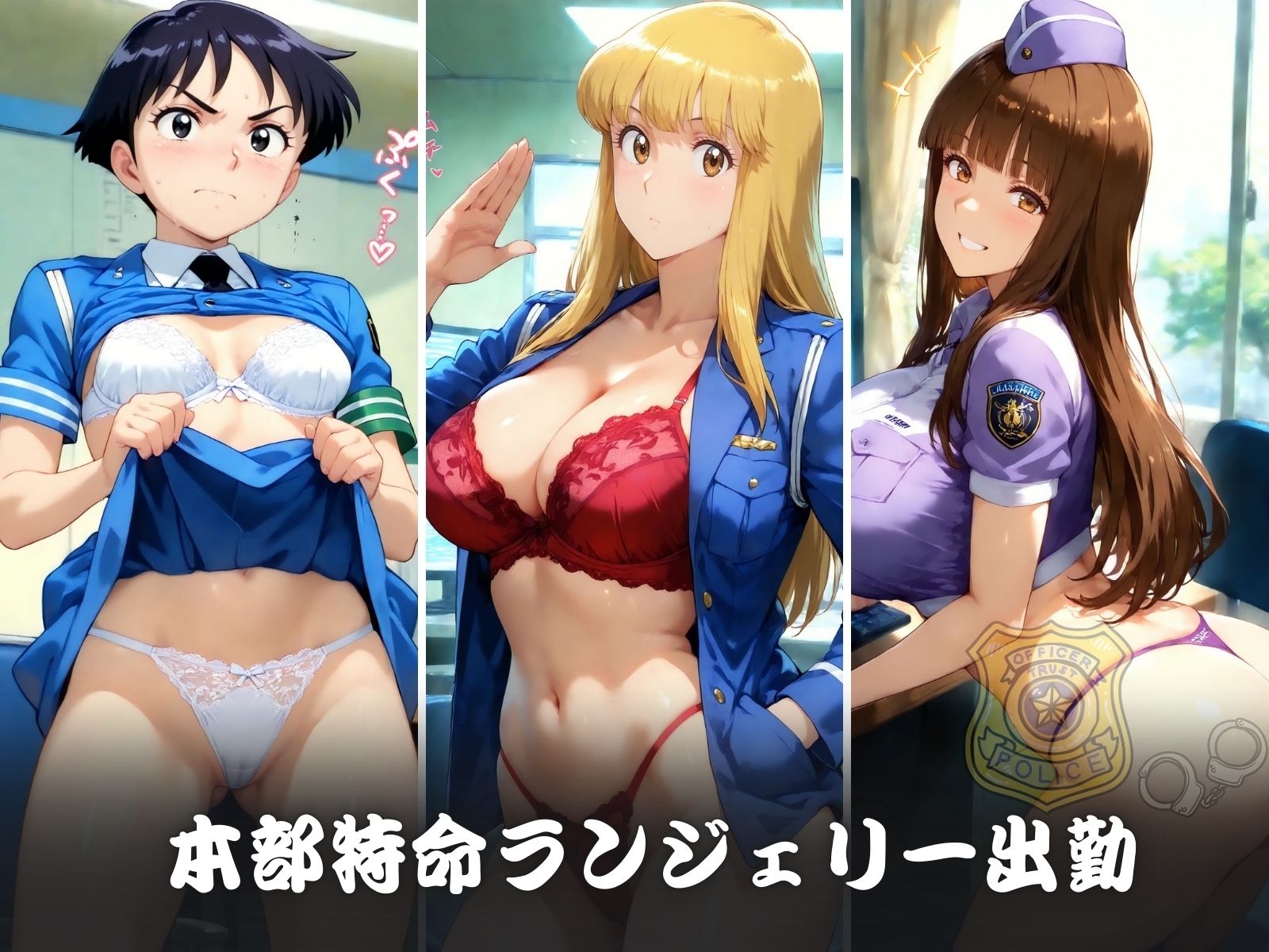 サンプル画像1:コチハメ婦警大全 ハメ撮り現場密着24時間(ゾーじるし) [d_526088]