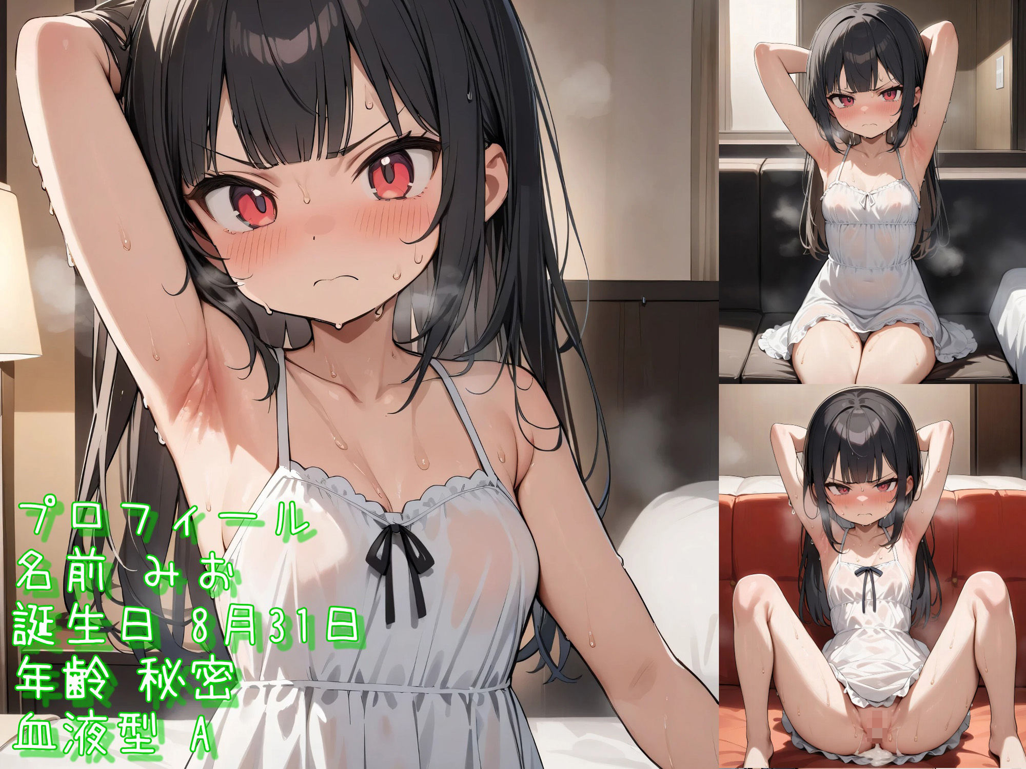 サンプル画像3:AVで腋を見せているシーンを集めました vol.1 ワンピース編(あふいも) [d_526120]