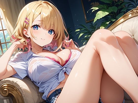 サンプル画像1:巨乳ギャルとイチャラブ性交(マジカルきなこ) [d_526147]