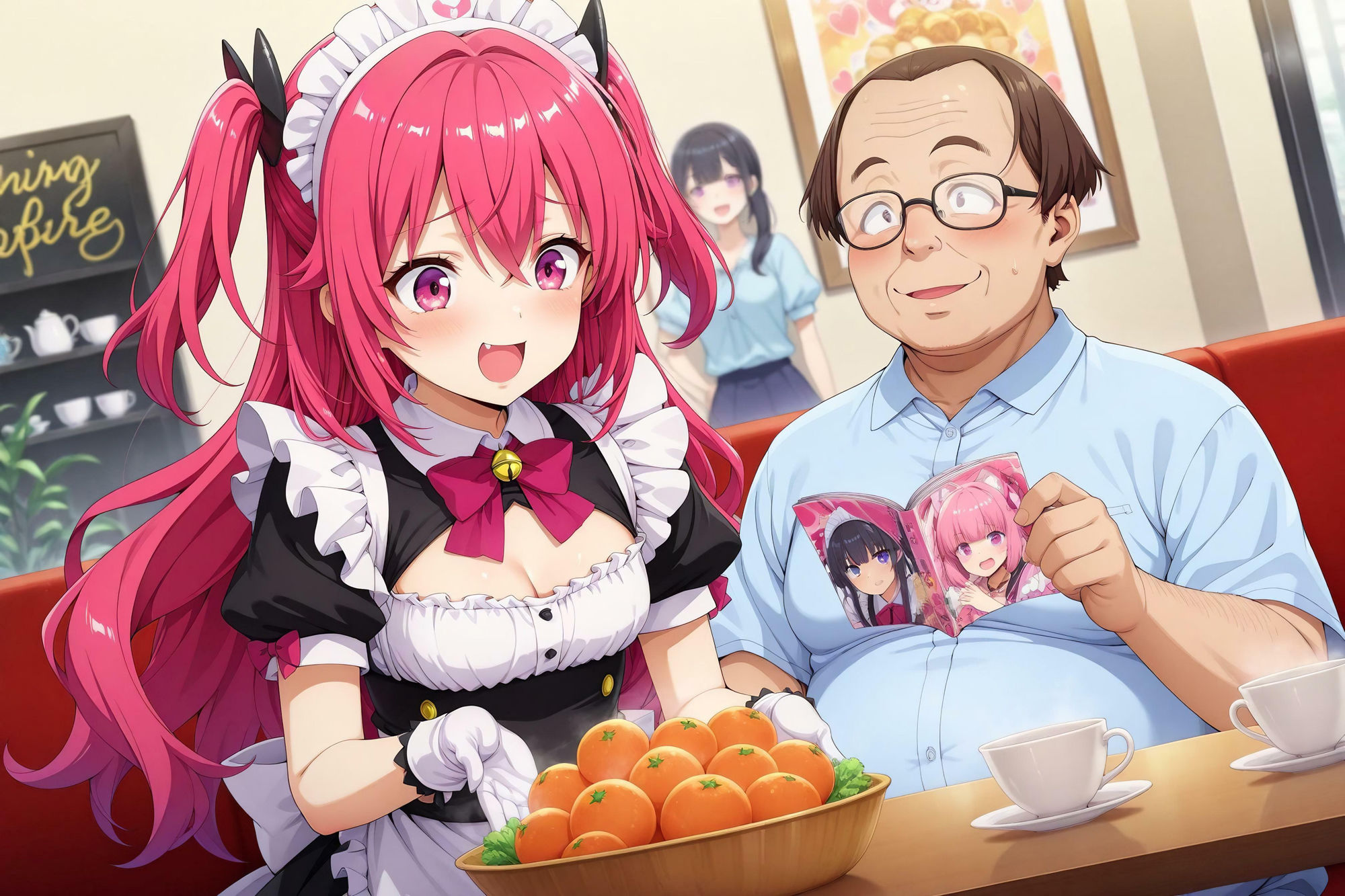 サンプル画像5:えちえち★学園 〜初めてのメイドカフェ〜 inメイド喫茶(少女愛好家倶楽部) [d_526218]