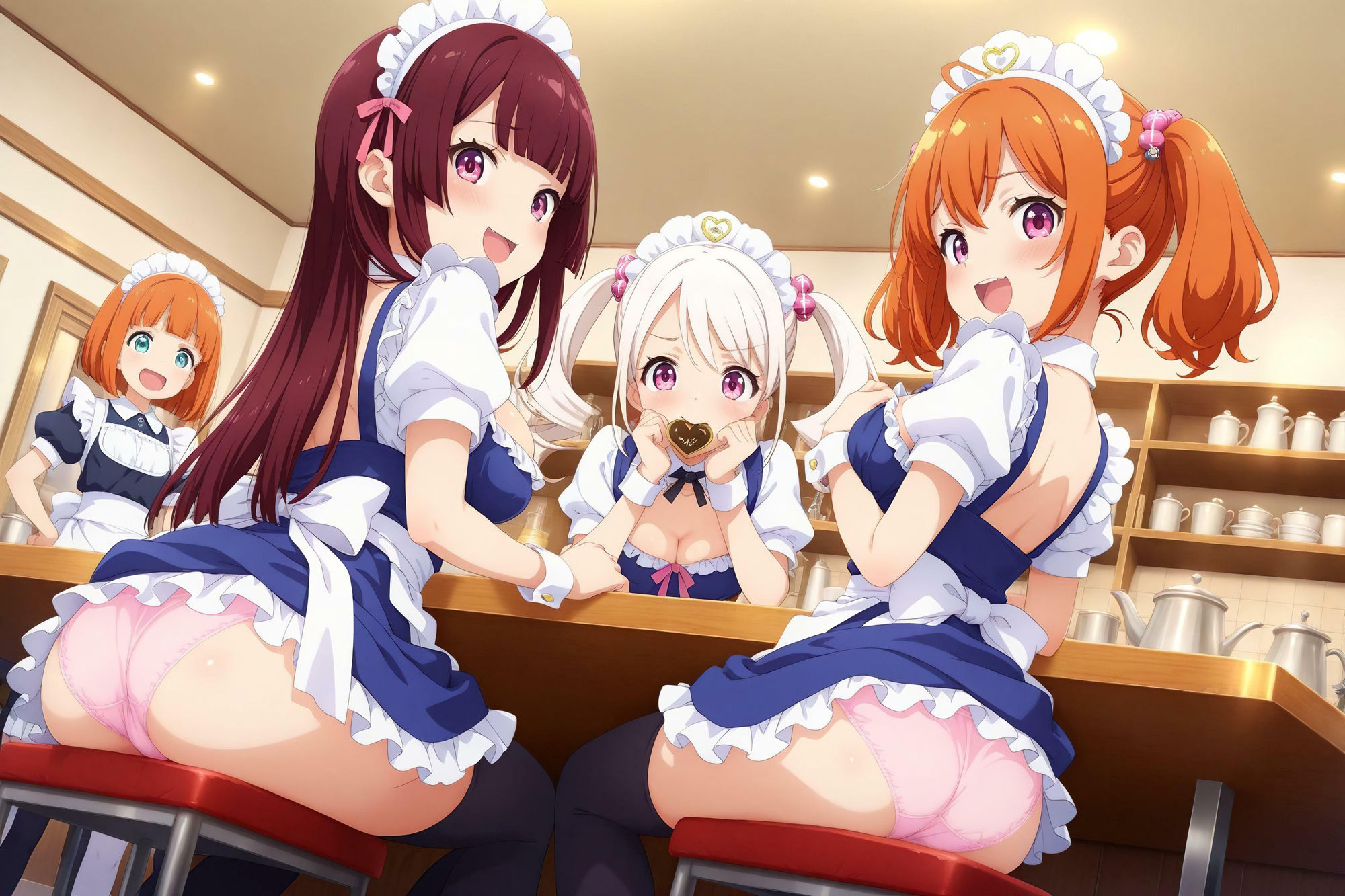 サンプル画像6:えちえち★学園 〜初めてのメイドカフェ〜 inメイド喫茶(少女愛好家倶楽部) [d_526218]