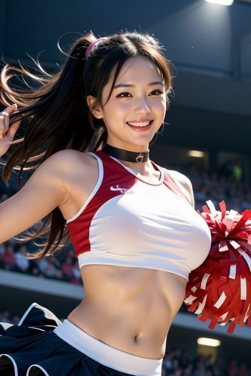 サンプル画像2:韓国風美女レスラー軍団 ブラックチョーカーズに憧れて…  チアリーダーチーム編(タルタル) [d_526219]