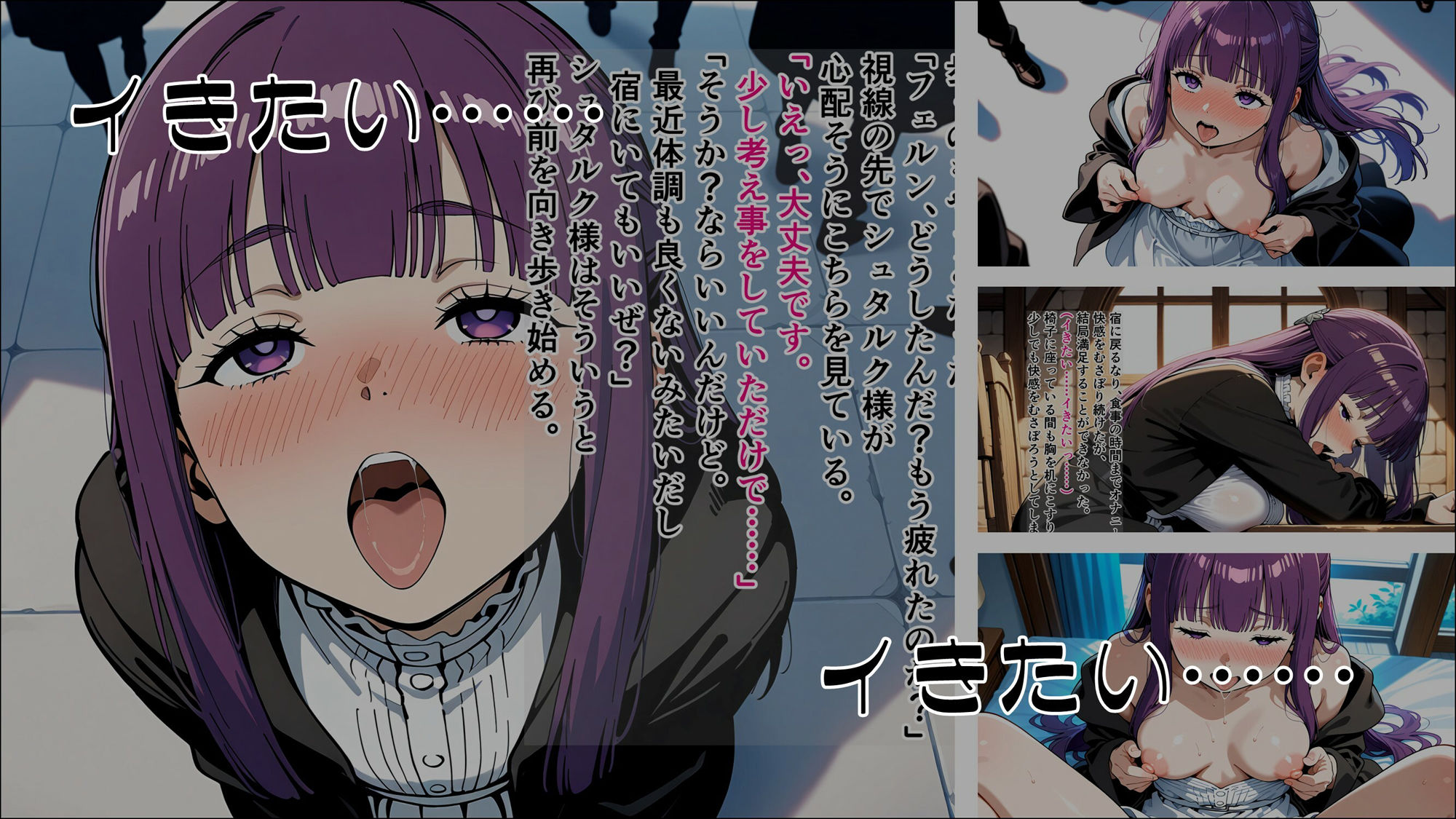 サンプル画像5:操心シミュレーション 改変されたヒロインたち フェルン編 乳首を開発させる魔法(ゆいのまにまに) [d_526270]