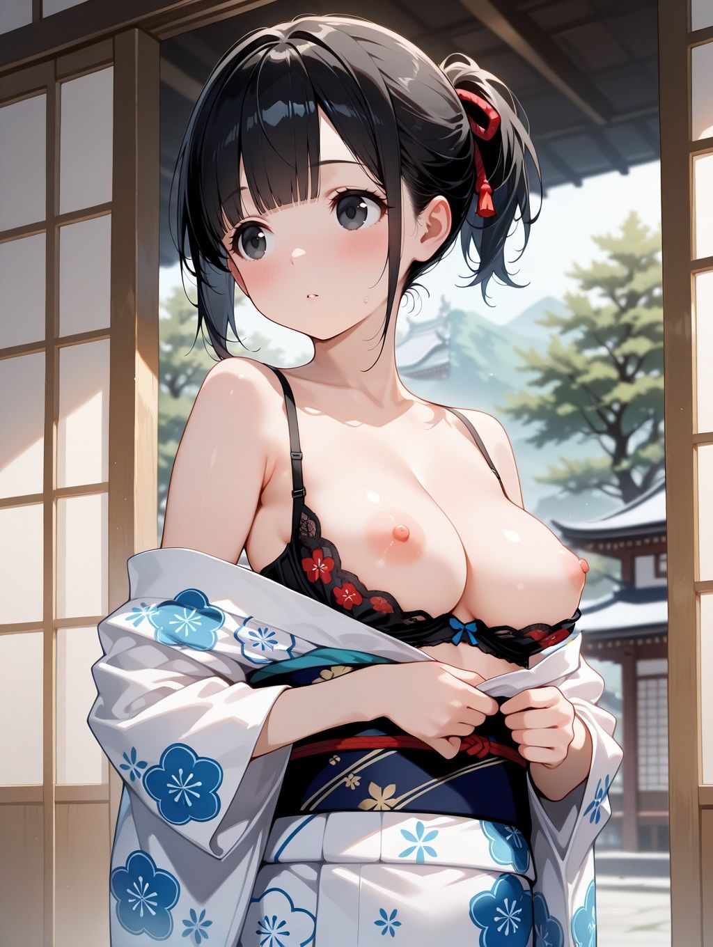 サンプル画像1:あの夏、僕は田舎娘と毎日中出しセックスをした(デカめろん) [d_526395]