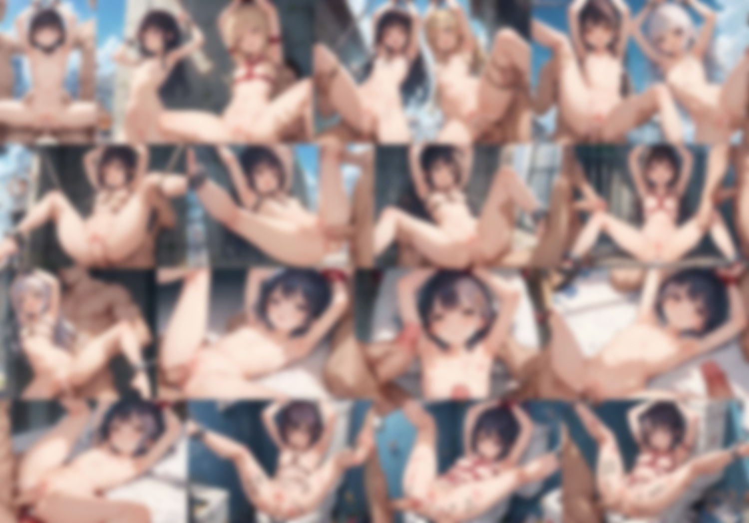 サンプル画像4:街中放置のつるぺた肉便器(marchun2) [d_526422]