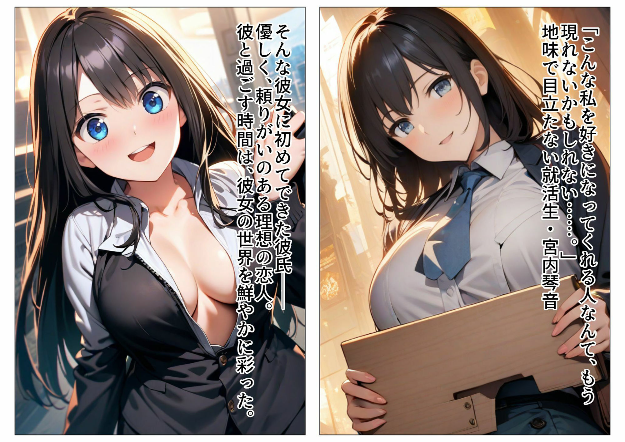 サンプル画像1:露出調教〜堕ちていく地味女〜宮内琴音(C.C.WORKS) [d_526438]