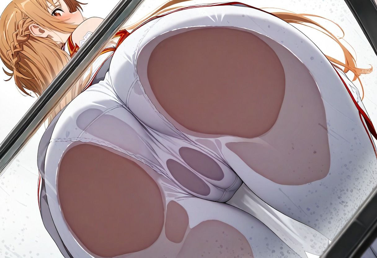 アスナさんのガラス越しのお尻 下からver Vol.1＋Vol.2の画像9