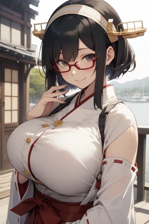 サンプル画像3:虹かけ誌  艦隊○れくしょん  イラスト集23 霧島  巨乳主義(九情承太郎商店) [d_526630]