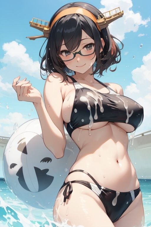 サンプル画像4:虹かけ誌  艦隊○れくしょん  イラスト集23 霧島  巨乳主義(九情承太郎商店) [d_526630]