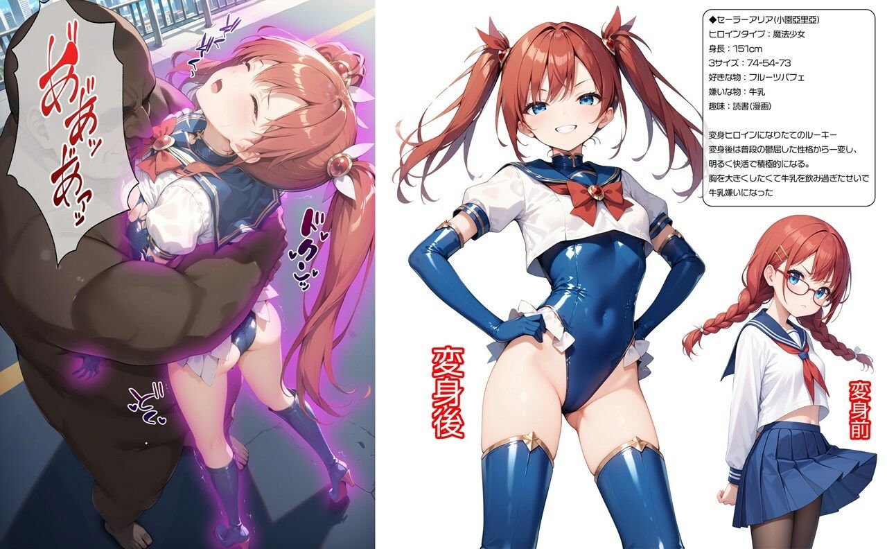 サンプル画像5:闘うヒロイン敗北CG ショートストーリーズ Vol7(AI魔法少女) [d_526695]