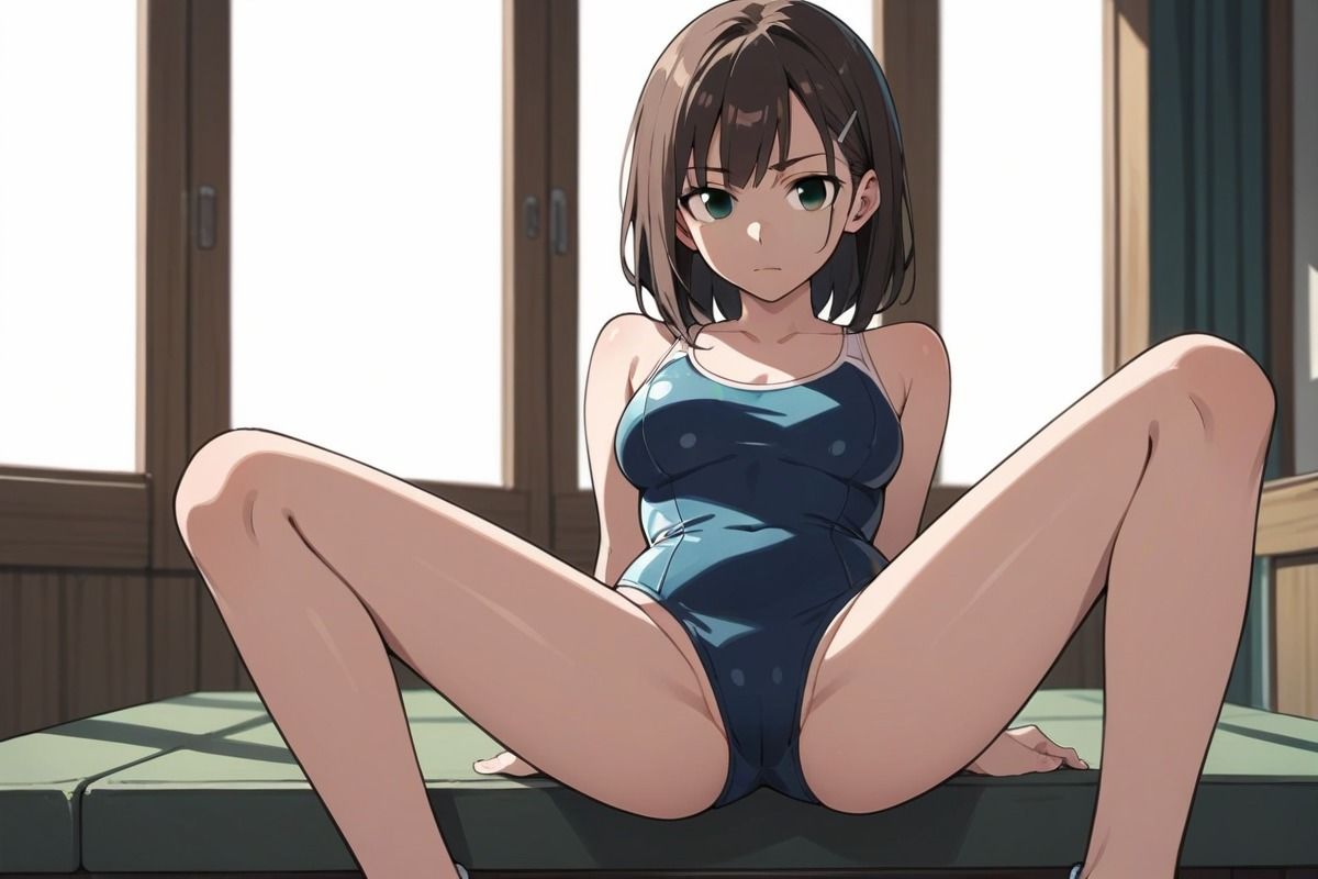 サンプル画像6:スク水水泳部の裏の顔！(まめこ) [d_526785]