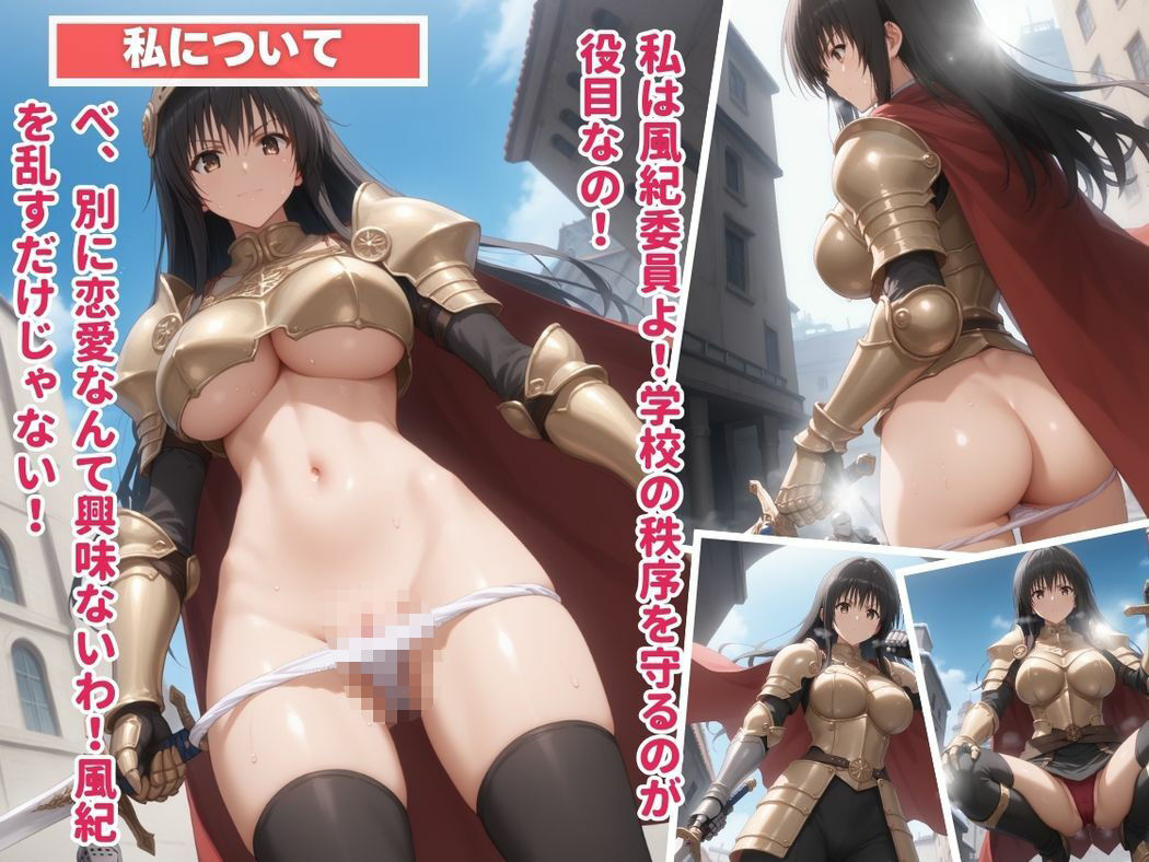 サンプル画像1:風紀委員の秘密の顔(異世界転生☆スライム牧場) [d_526863]