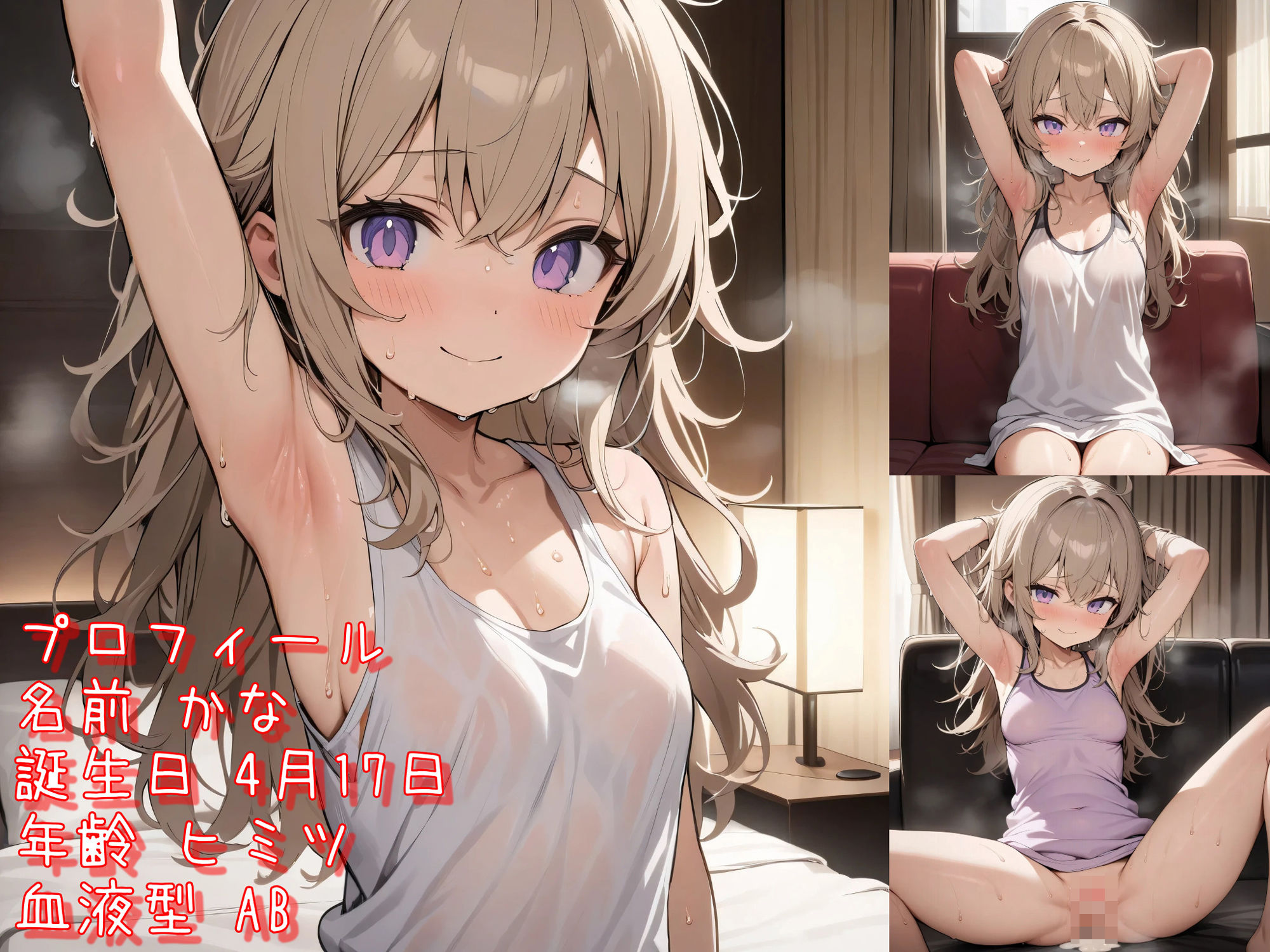 サンプル画像1:AVで腋を見せているシーンを集めました vol.2 タンクトップ編(あふいも) [d_526882]