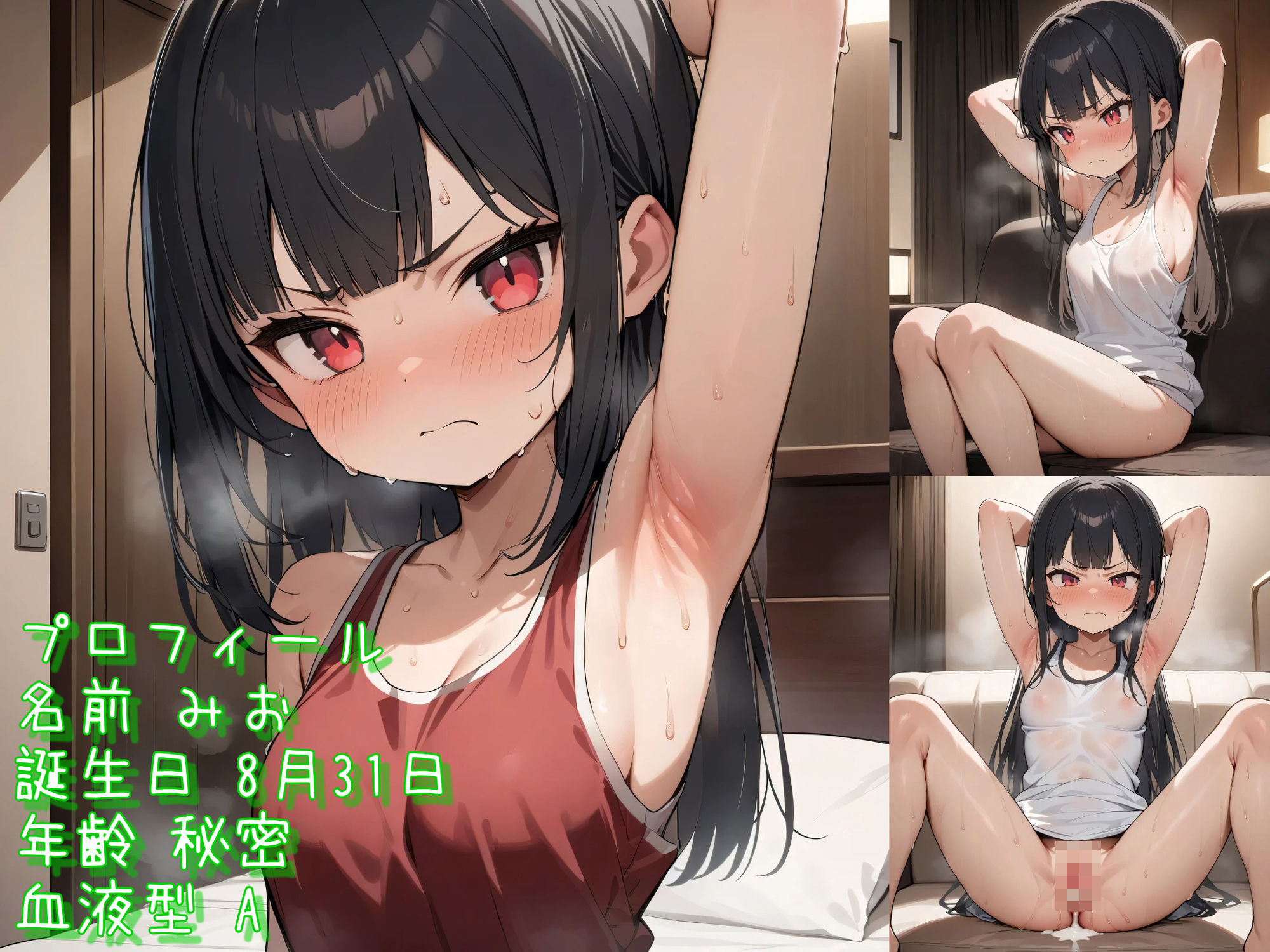 サンプル画像3:AVで腋を見せているシーンを集めました vol.2 タンクトップ編(あふいも) [d_526882]