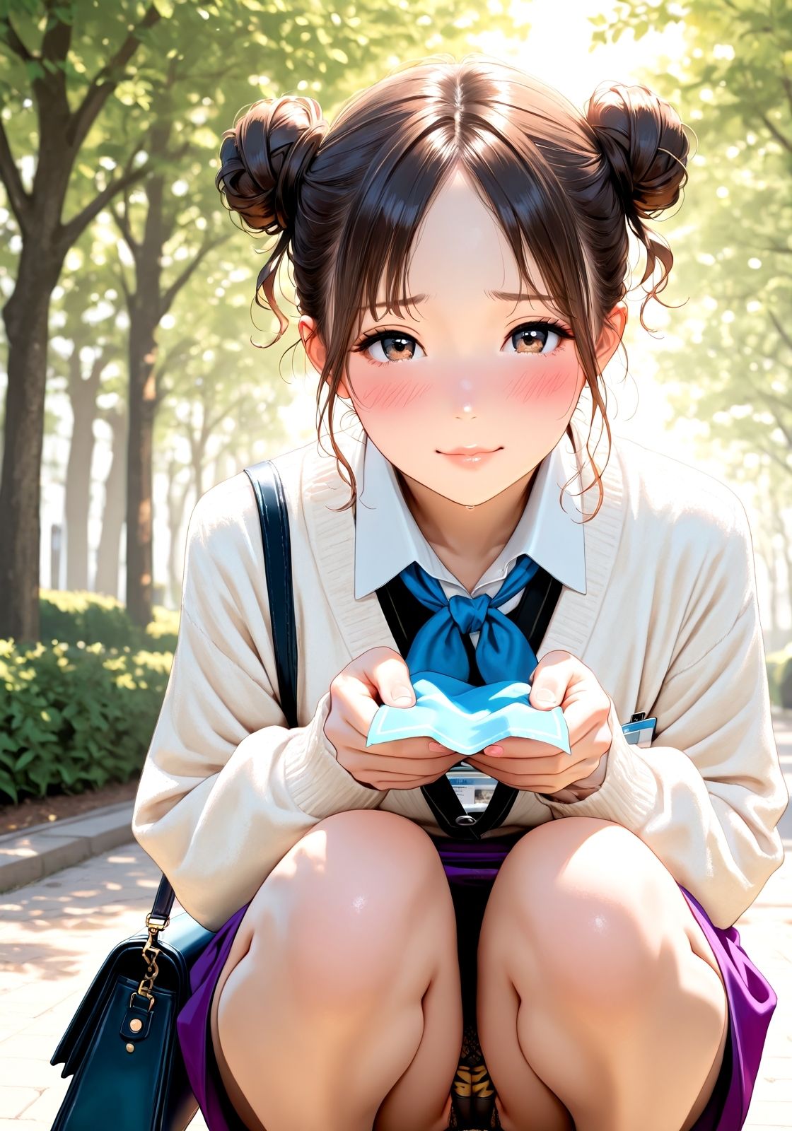 サンプル画像2:これ、使ってください  〜ちがう、そういう意味じゃないです！〜(ニッチッチ) [d_526950]