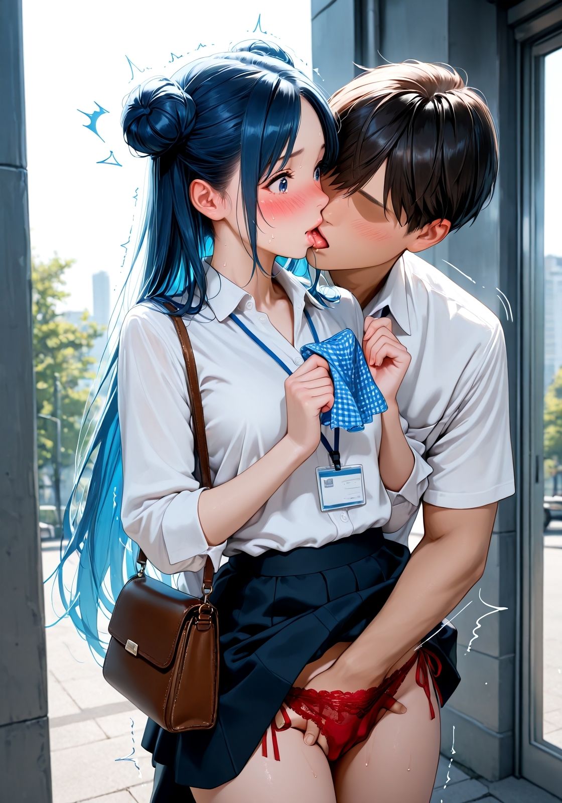 サンプル画像5:これ、使ってください  〜ちがう、そういう意味じゃないです！〜(ニッチッチ) [d_526950]