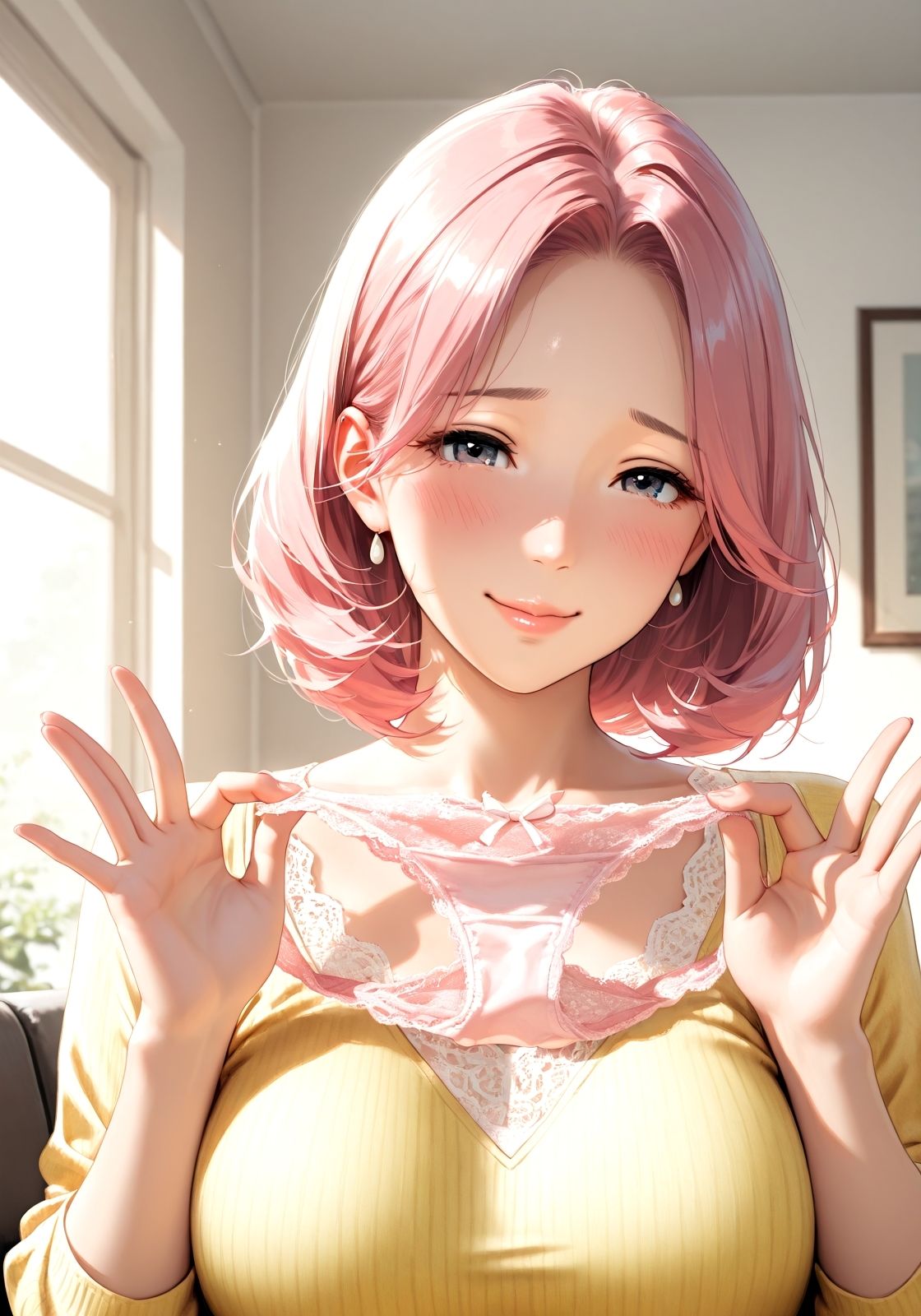 サンプル画像1:出したらこれで拭いてね  〜まぁいいけど・・・〜(ニッチッチ) [d_526953]