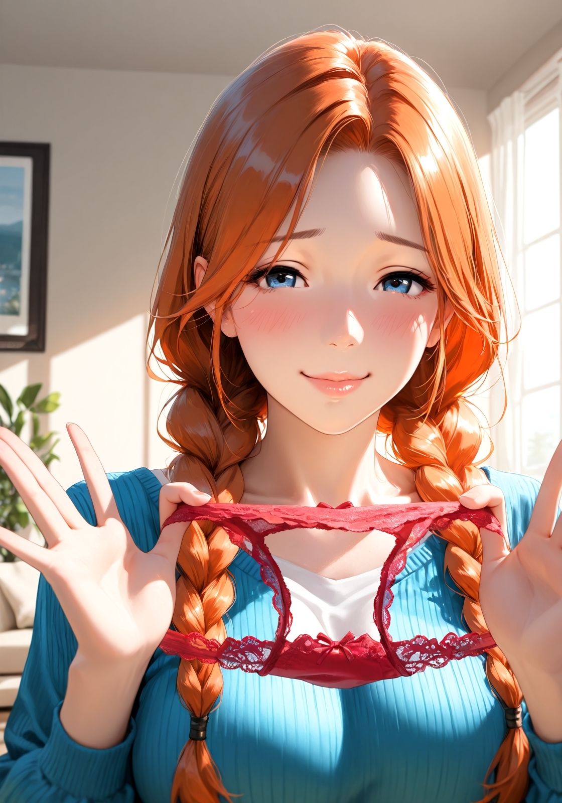 サンプル画像2:出したらこれで拭いてね  〜まぁいいけど・・・〜(ニッチッチ) [d_526953]