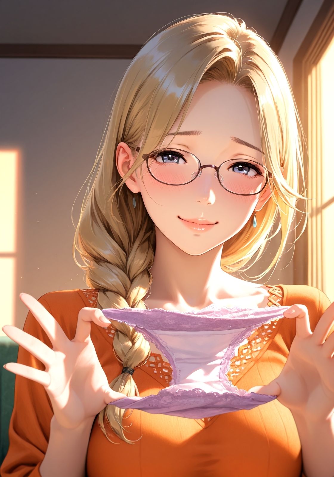 サンプル画像3:出したらこれで拭いてね  〜まぁいいけど・・・〜(ニッチッチ) [d_526953]