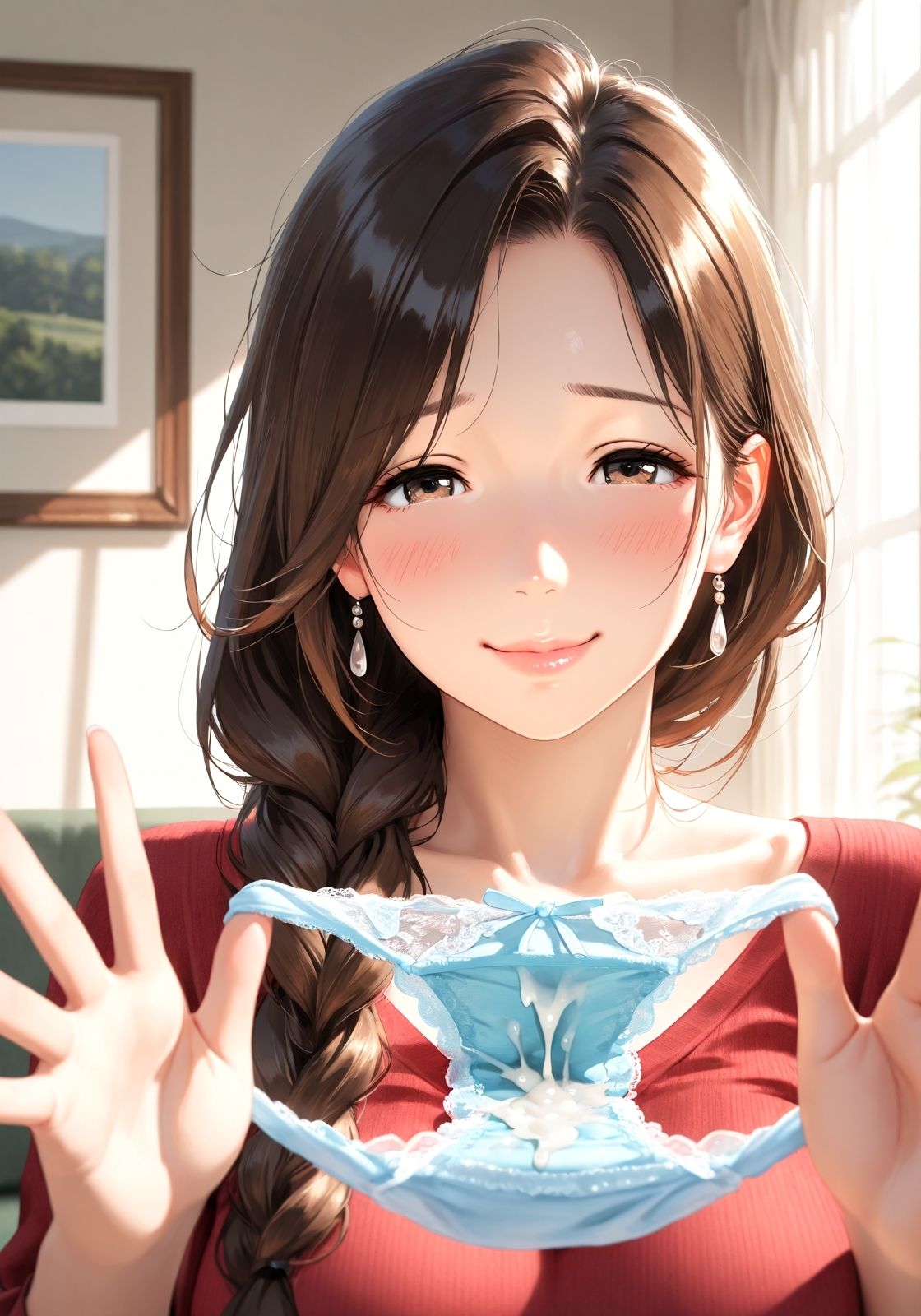 サンプル画像4:出したらこれで拭いてね  〜まぁいいけど・・・〜(ニッチッチ) [d_526953]