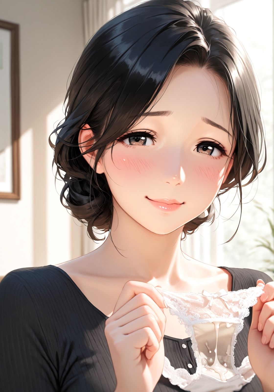 サンプル画像6:出したらこれで拭いてね  〜まぁいいけど・・・〜(ニッチッチ) [d_526953]