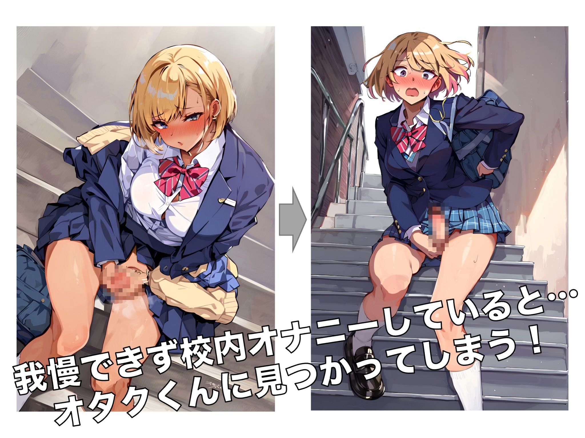 サンプル画像2:いじめっ子ギャルJK ふたなり化計画(妄想実現委員会) [d_527012]