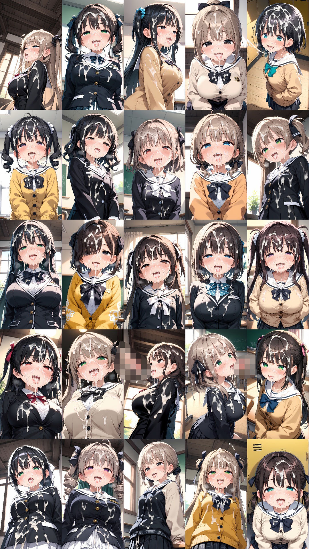 サンプル画像2:可愛い子には精液をかけよ！3 〜美少女にはザーメンパックで精液メイクが一番似合う〜(Fetish AI) [d_527041]