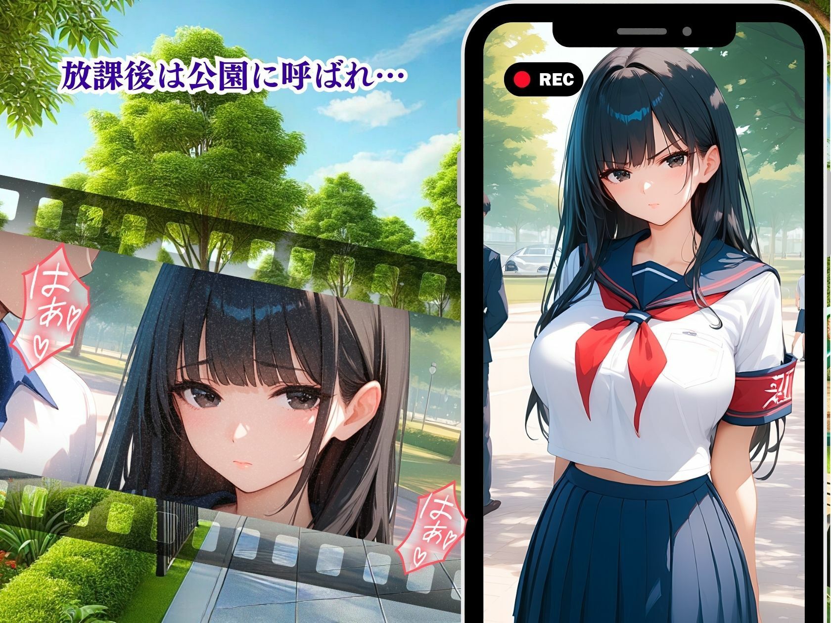 サンプル画像6:ちんイラさせる生徒会長2性奴〇隷(推し娘) [d_527072]