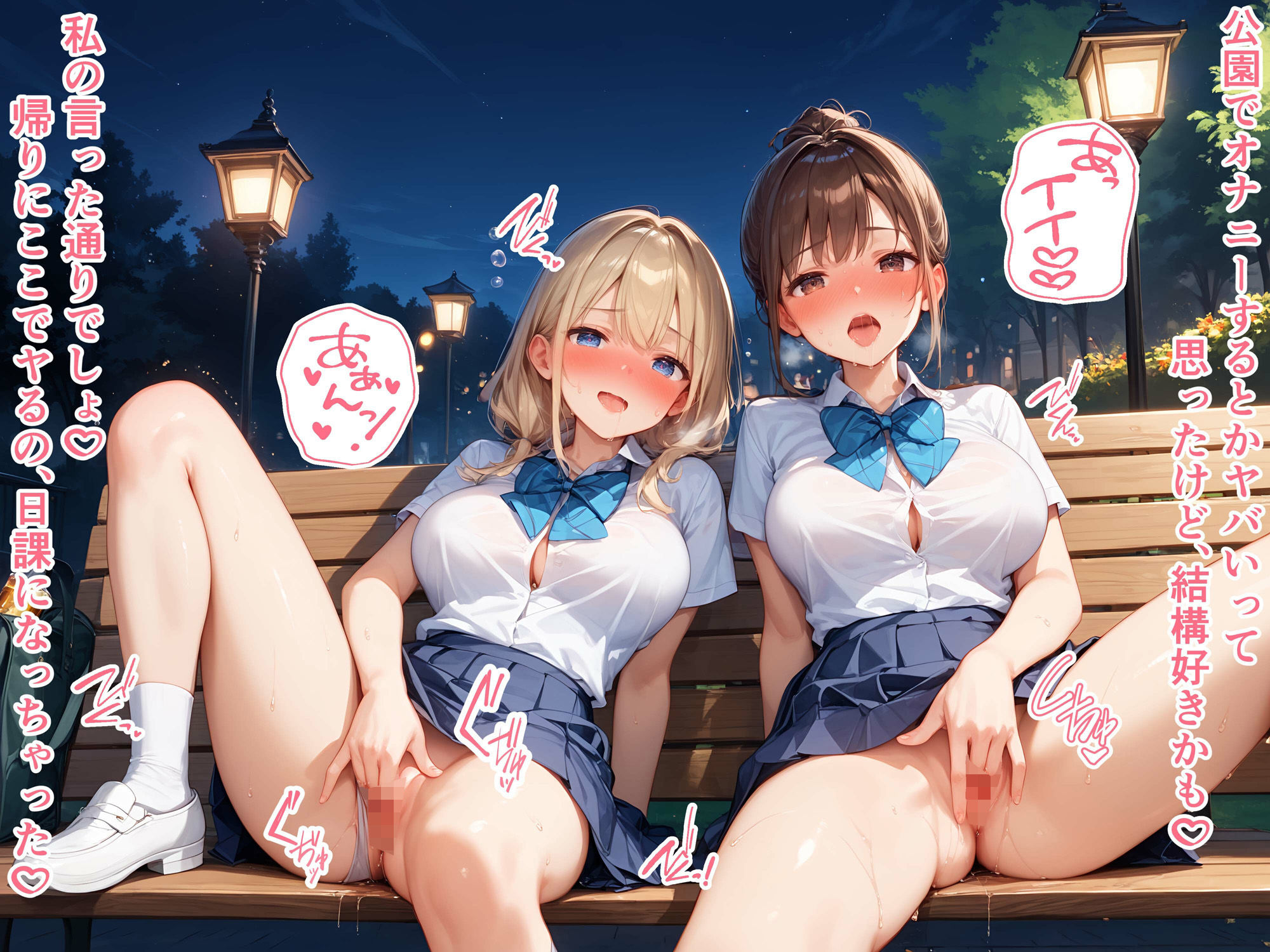 サンプル画像1:【セリフ入有:4K×500枚】性処理学園〜ビッチ編・EP2〜(AOI) [d_527147]