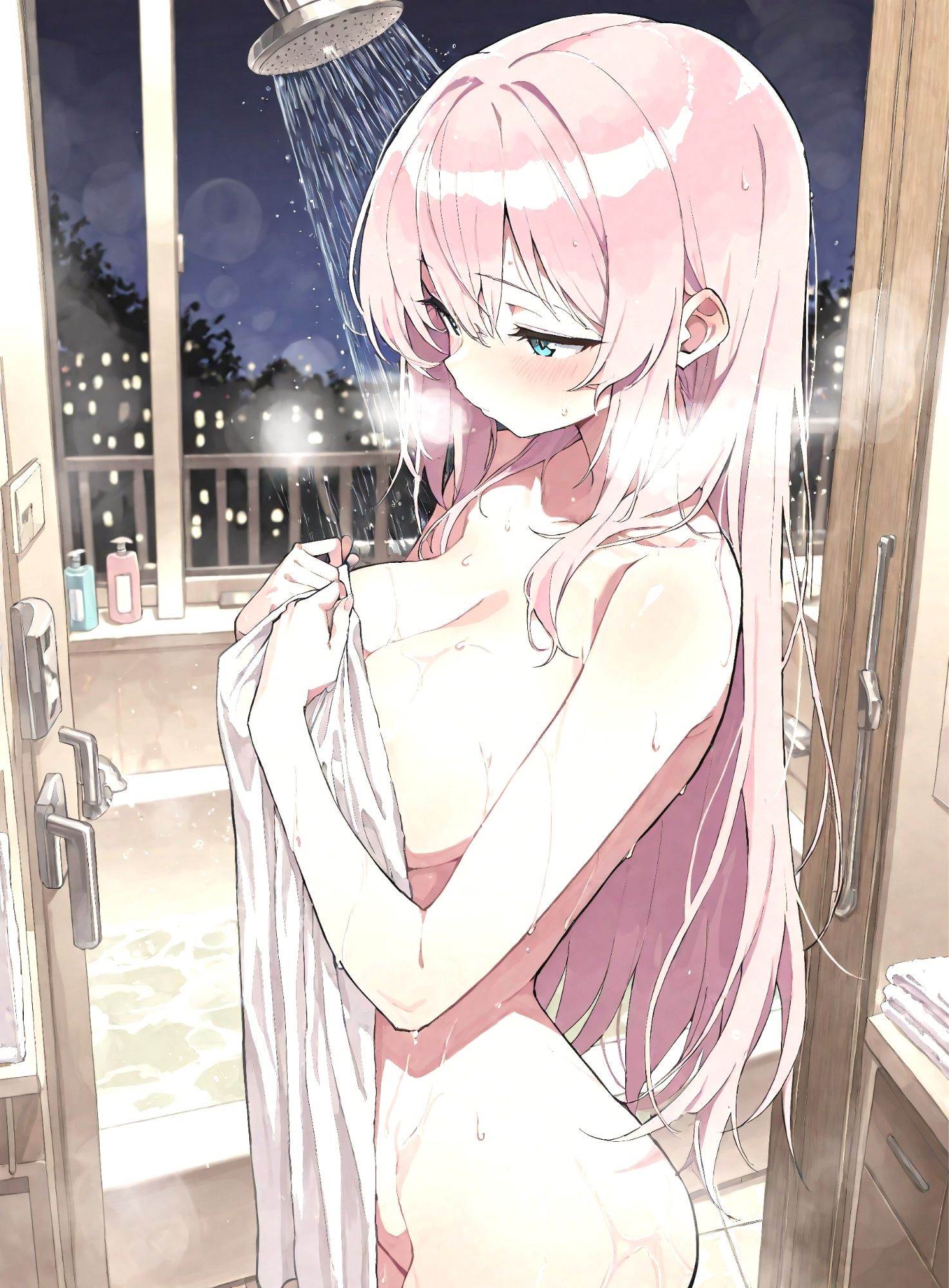 サンプル画像3:【348枚】外で泣いていた家出ピンク髪少女を家に招いたら好かれた件(morycats) [d_527209]