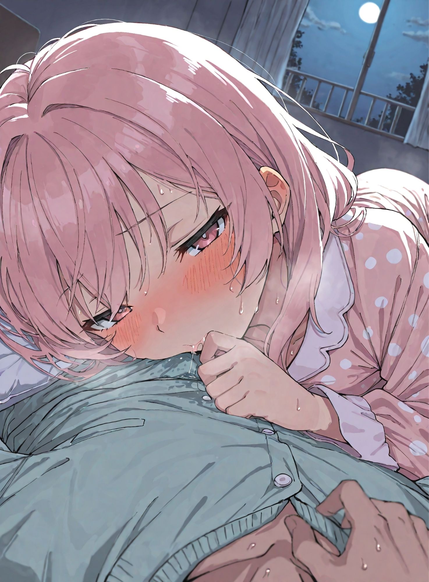 サンプル画像4:【348枚】外で泣いていた家出ピンク髪少女を家に招いたら好かれた件(morycats) [d_527209]