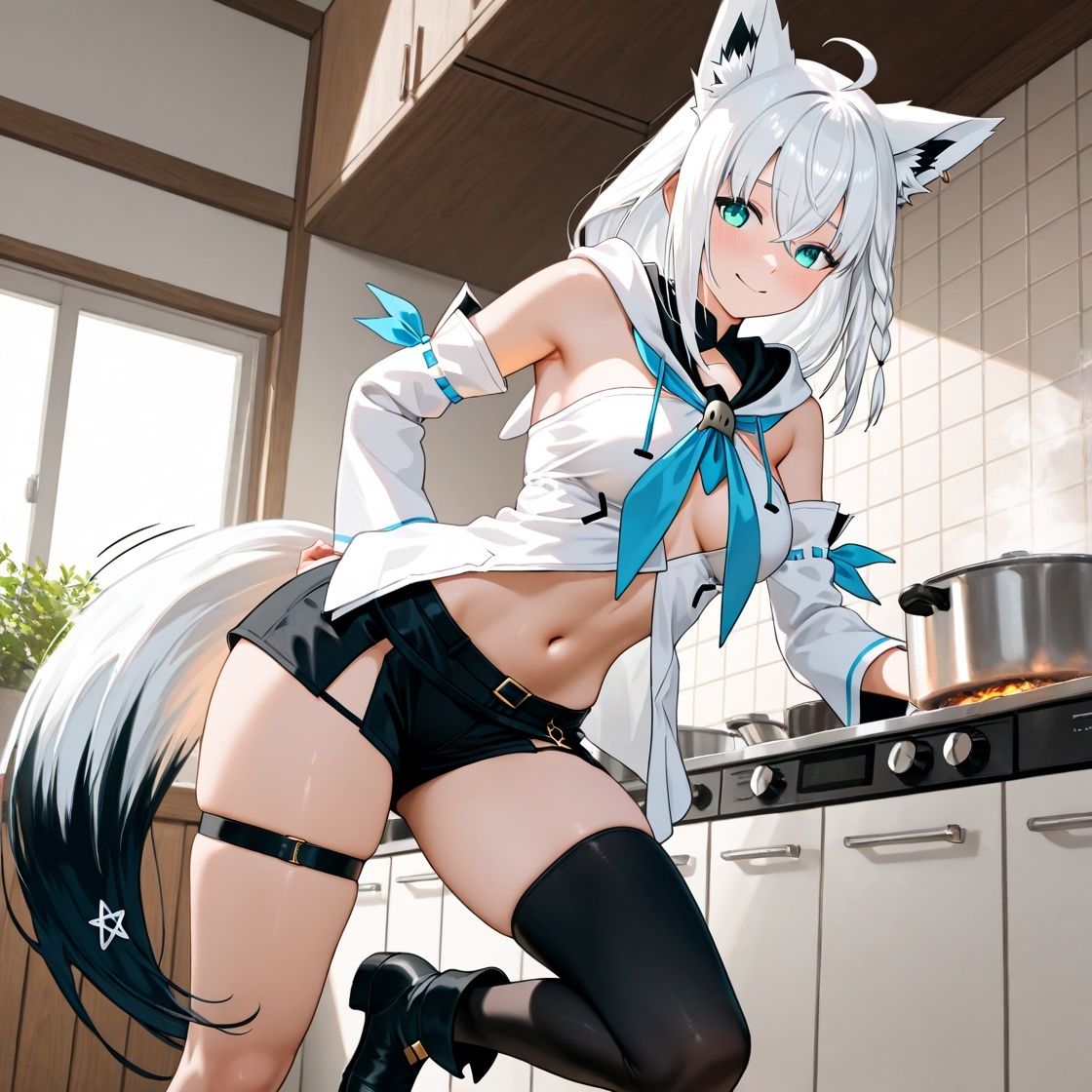ホ〇ライブ イチャイチャ同棲 白〇フブキの画像9