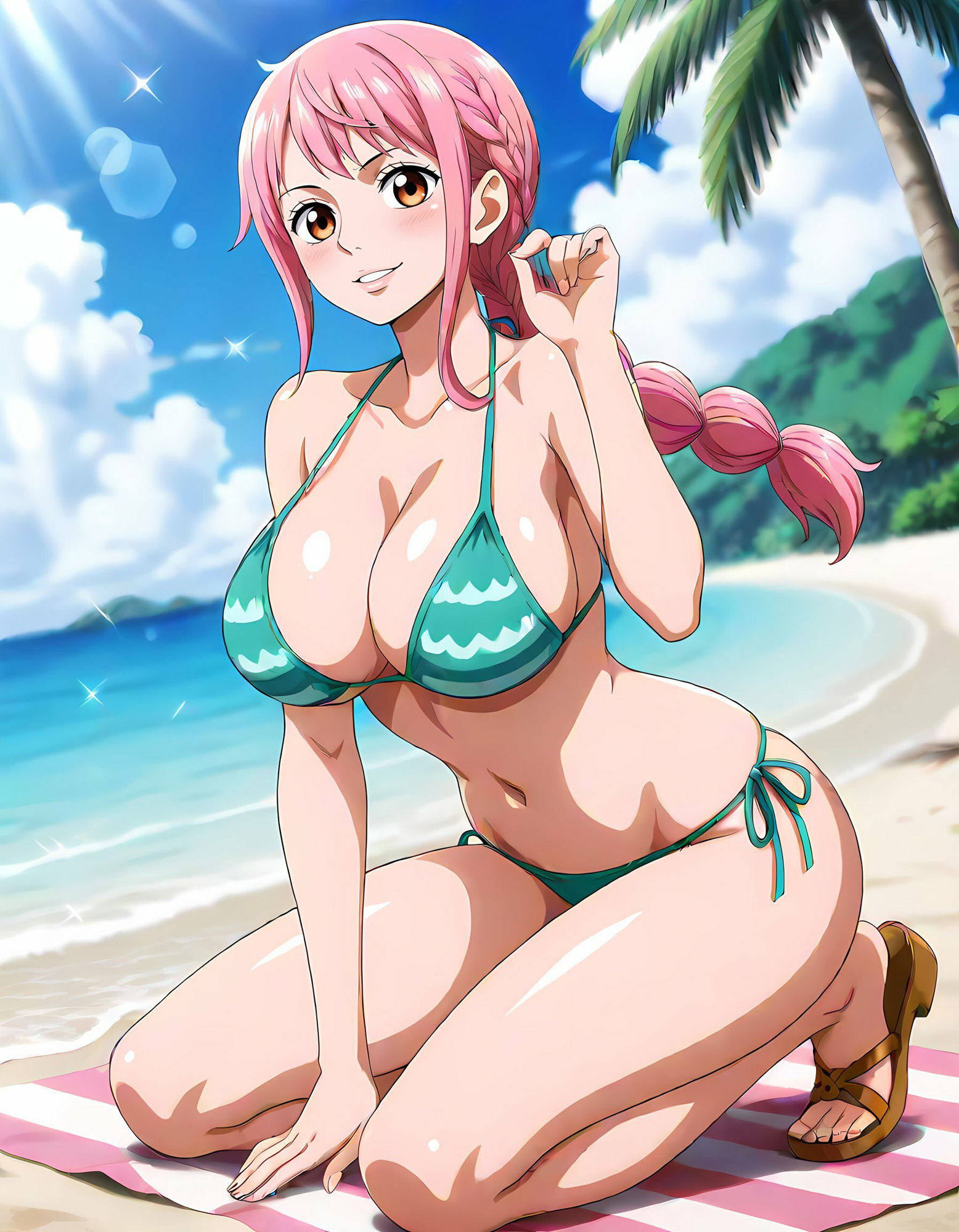 サンプル画像2:レベッカとの濃厚な夏(お宝ガールズ) [d_527257]