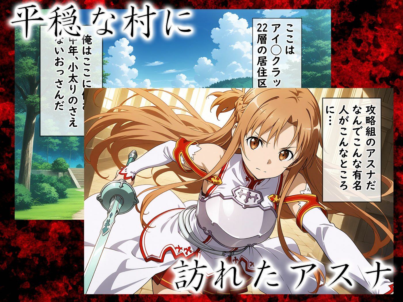 おじさんに寝取られたアスナ【NTR】の画像1