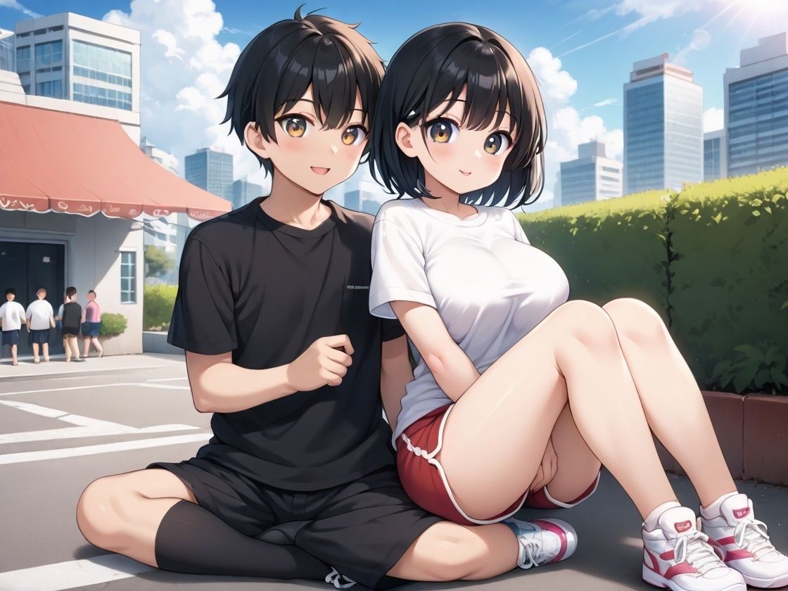 サンプル画像1:ヤリモクの女子マネージャーは練習後に選手のチン棒もサポート(sksk) [d_527377]