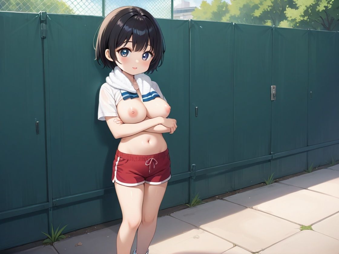 サンプル画像2:ヤリモクの女子マネージャーは練習後に選手のチン棒もサポート(sksk) [d_527377]